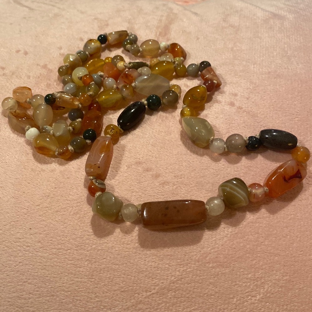 Vintage glass necklace